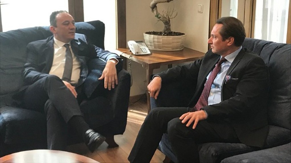 Συνάντηση Υφυπουργού Εξωτερικών Κ.Βλάση με τον Πρέσβη της Ουκρανίας